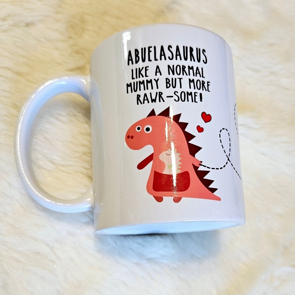 Abuelasaurus Mug - Thank You For Being My Abuela NEW In Box